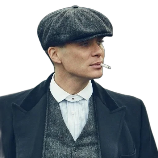 hat, jacket, man, vintage-style transparent PNG cut-out