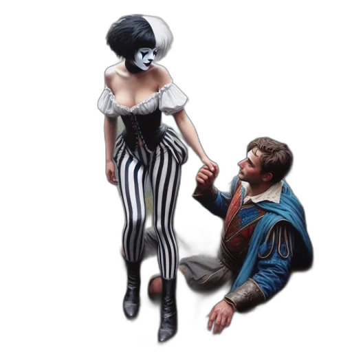 dress, robot, concept art, fantasy art transparent PNG cut-out