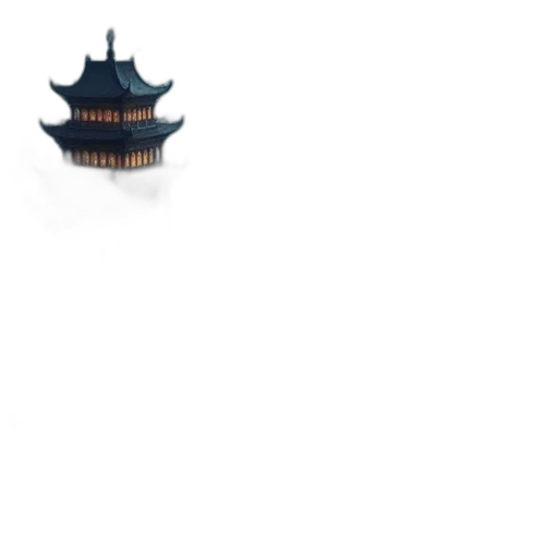 building, dragon, crown, staff transparent PNG cut-out