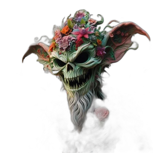mask, face, creature, dragon transparent PNG cut-out