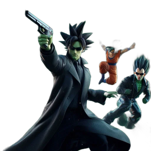 concept art, comic book art, 3d render, fantasy art transparent PNG cut-out