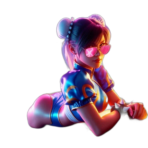 robot, weapon, staff, cyberpunk transparent PNG cut-out