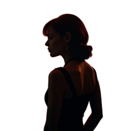 dress, jewelry, face, staff transparent PNG cut-out