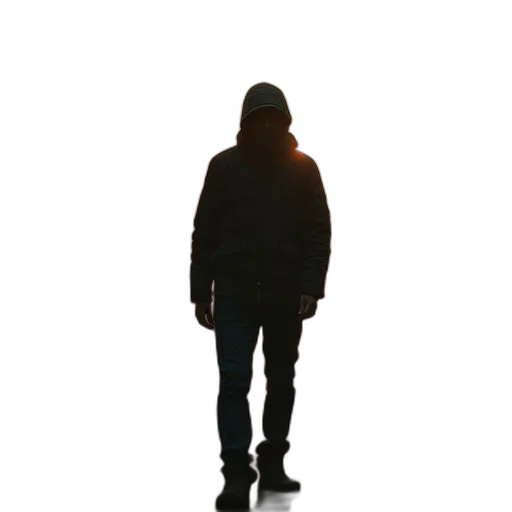 jacket, staff, mask, face transparent PNG cut-out