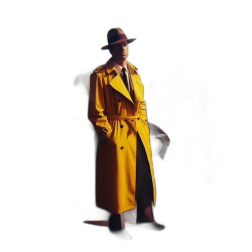 jacket, hat, staff, dress transparent PNG cut-out