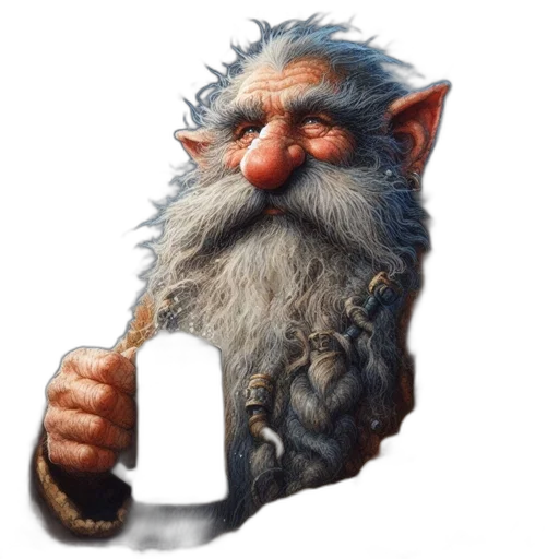 staff, face, creature, fantasy art transparent PNG cut-out
