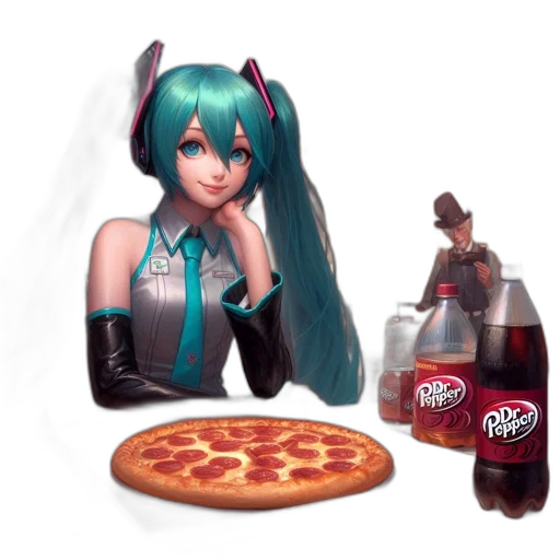 food, weapon, robot, 3d render transparent PNG cut-out