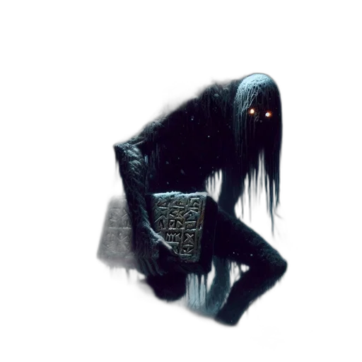mask, creature, hair, face transparent PNG cut-out