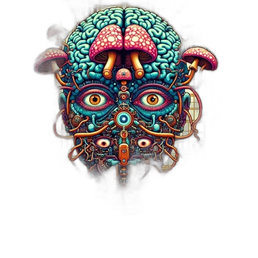 mask, face, creature, robot transparent PNG cut-out