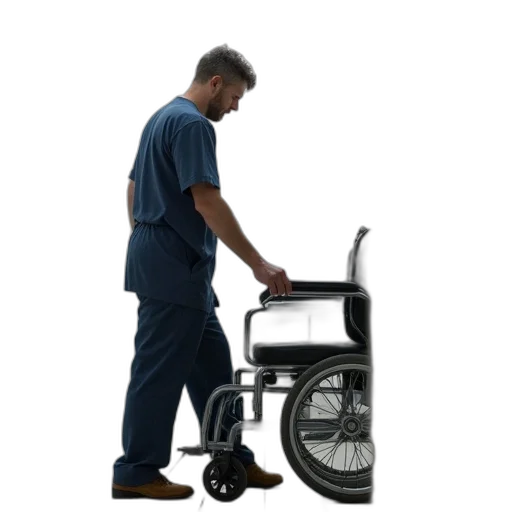staff, robot, man, assisted transparent PNG cut-out