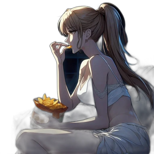 food, crown, anime, concept art transparent PNG cut-out