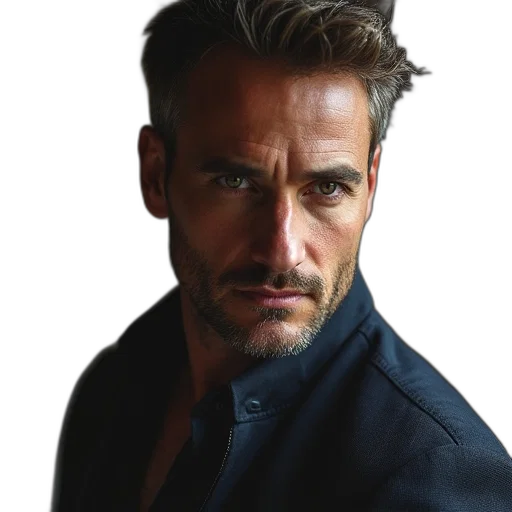 jacket, face, hair, animal transparent PNG cut-out