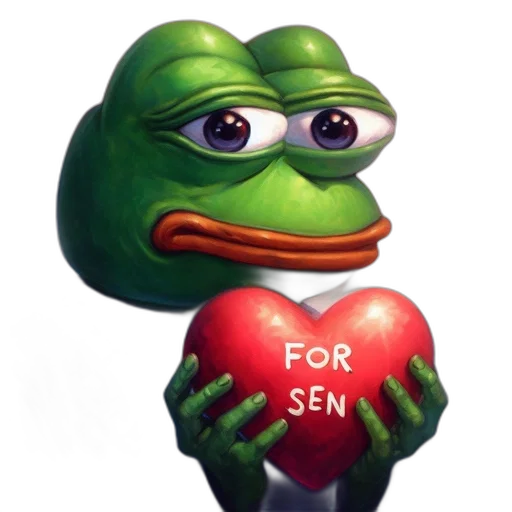 weapon, animated, frog, holds transparent PNG cut-out