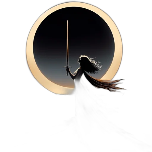 jewelry, staff, hair, concept art transparent PNG cut-out
