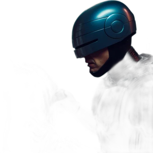 robot, mask, concept art, cyberpunk transparent PNG cut-out