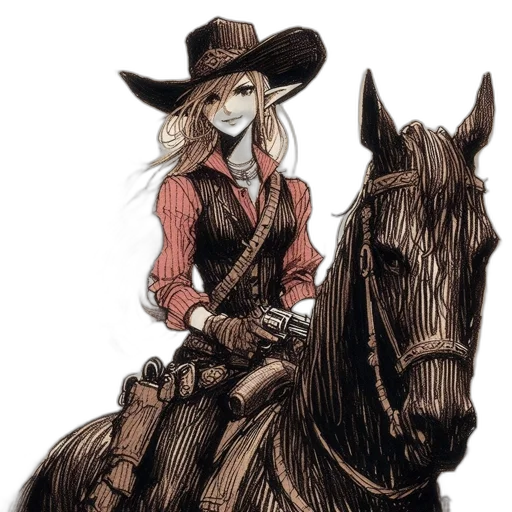 hat, comic book art, fantasy art, concept art transparent PNG cut-out