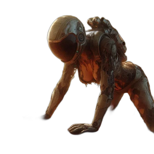 creature, robot, animal, concept art transparent PNG cut-out