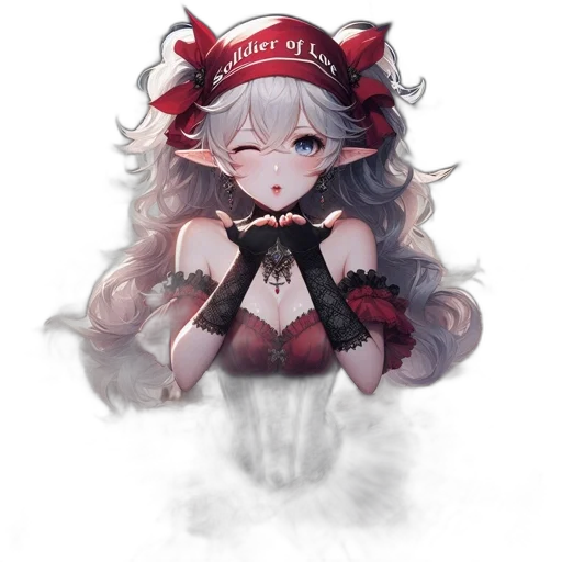 crown, hat, staff, creature transparent PNG cut-out