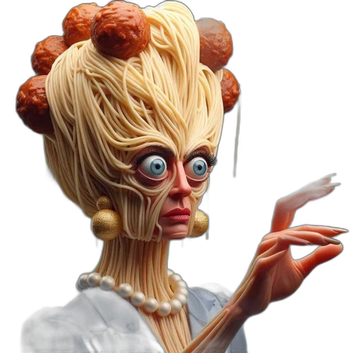 hair, face, food, robot transparent PNG cut-out