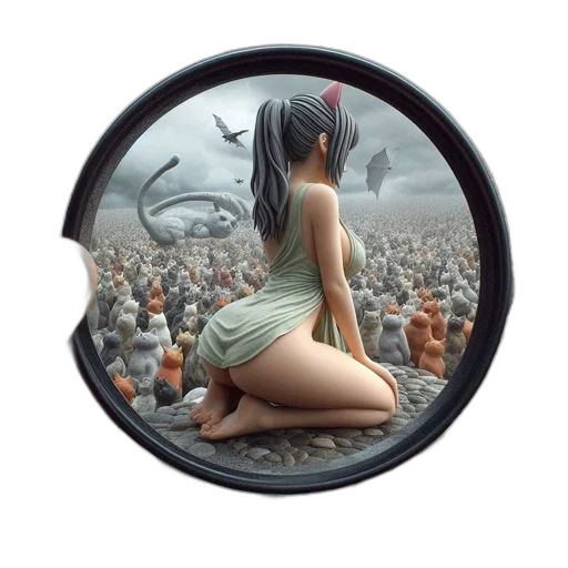 dress, creature, jewelry, robot transparent PNG cut-out