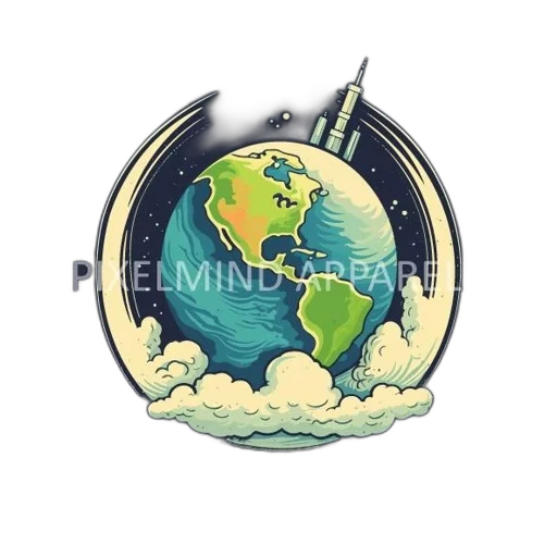 umbrella, staff, concept art, outer space transparent PNG cut-out