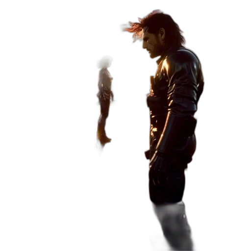 jacket, hair, weapon, creature transparent PNG cut-out
