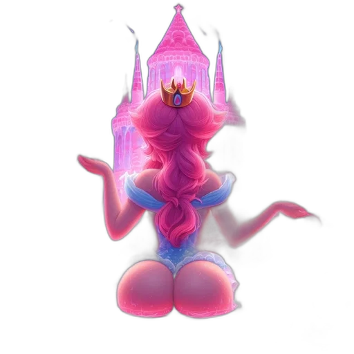 crown, creature, staff, dragon transparent PNG cut-out