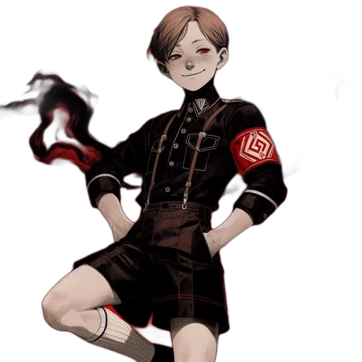 staff, creature, jacket, concept art transparent PNG cut-out