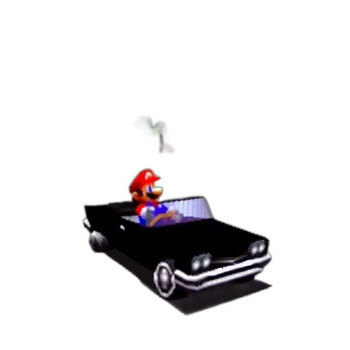car, 3d render, concept art, pixel art transparent PNG cut-out