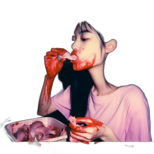food, face, creature, animal transparent PNG cut-out
