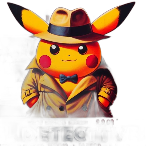hat, staff, animal, pixel art transparent PNG cut-out