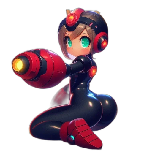 robot, weapon, staff, concept art transparent PNG cut-out
