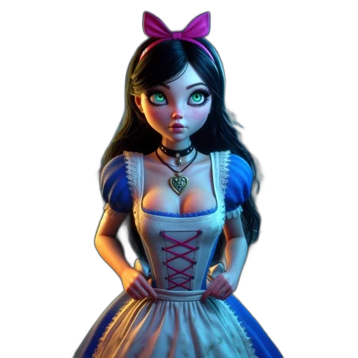 dress, 3d render, concept art, fantasy art transparent PNG cut-out