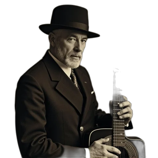hat, staff, charles, ives transparent PNG cut-out