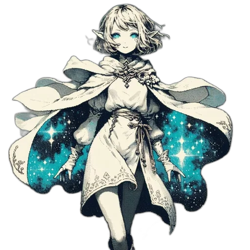 staff, dress, sword, crown transparent PNG cut-out