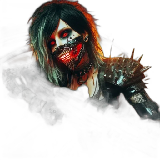 mask, face, concept art, fantasy art transparent PNG cut-out