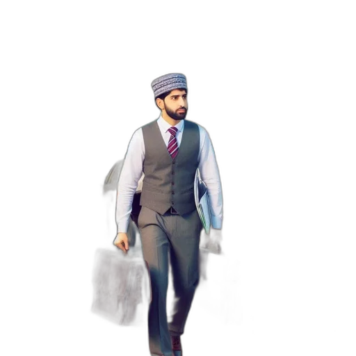 staff, jacket, hat, concept art transparent PNG cut-out