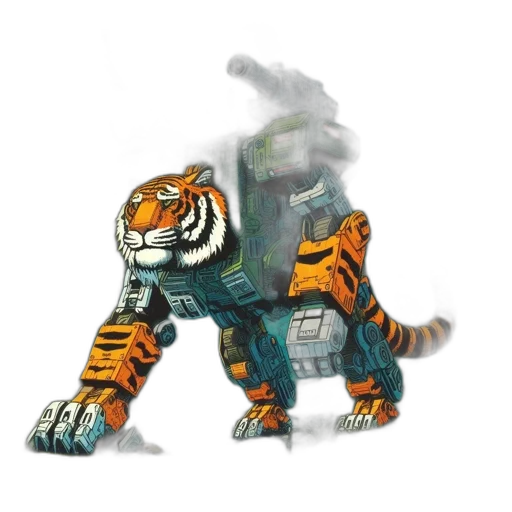 robot, animal, creature, dragon transparent PNG cut-out