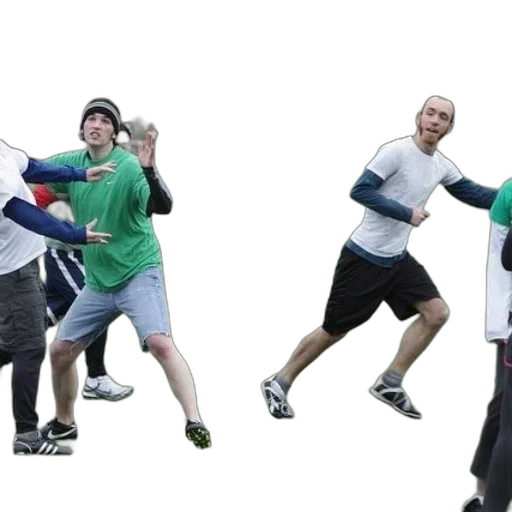 group, people, playing, frisbee transparent PNG cut-out
