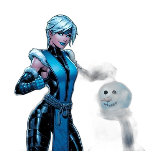 robot, staff, comic book art, concept art transparent PNG cut-out