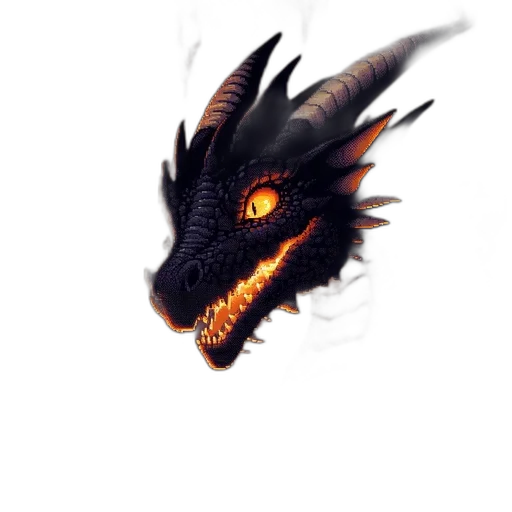 dragon, creature, animal, staff transparent PNG cut-out