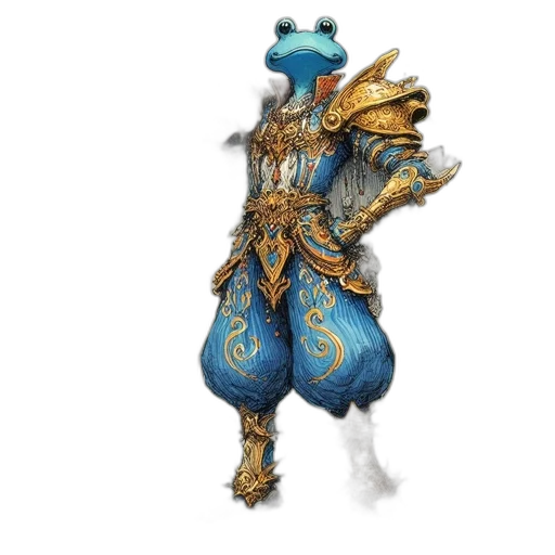 staff, dragon, dress, mask transparent PNG cut-out