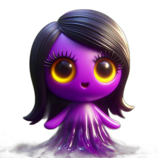 creature, hair, face, mask transparent PNG cut-out