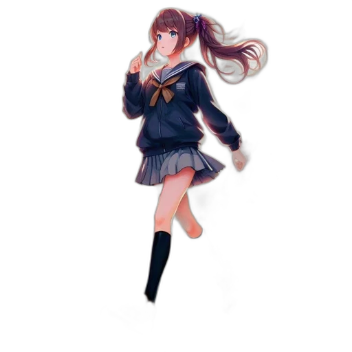 jacket, staff, creature, weapon transparent PNG cut-out