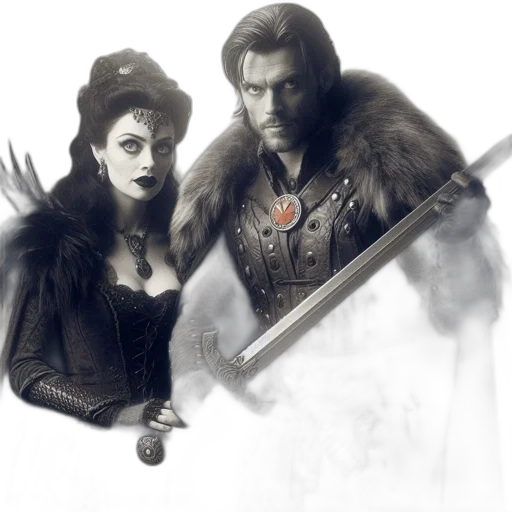sword, crown, fantasy art, concept art transparent PNG cut-out
