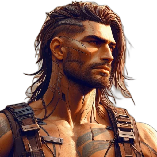 face, hair, fantasy art, concept art transparent PNG cut-out
