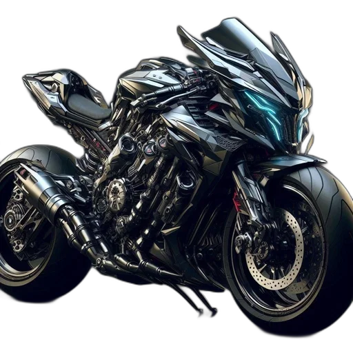 weapon, photorealistic, concept art, 3d render transparent PNG cut-out
