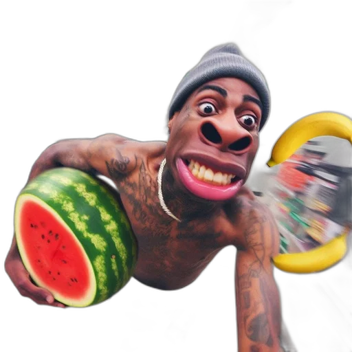 creature, food, animal, hat transparent PNG cut-out
