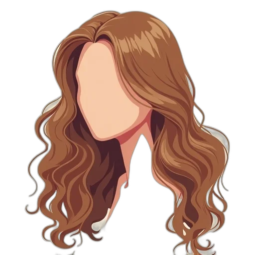 hair, face, mask, staff transparent PNG cut-out