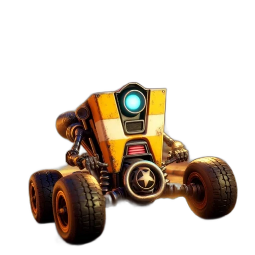 robot, car, weapon, animal transparent PNG cut-out